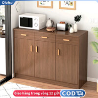 Tủ đựng đồ hiện đại có cửa tủ gỗ ngăn kéo chống bụi tủ bảo quản quần áo tủ bếp dung tích lớn tủ sách