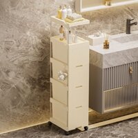 Tủ Đựng Đồ Kiểu Ngăn Kéo Dày Dặn, Tủ Đựng Đồ Ăn Vặt Phòng Khách Gia Dụng, Tủ Đựng Đồ Bằng Nhựa, Tủ Đầu Giường Phòng Ngủ