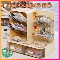 Tủ Đựng Đồ Mini Để Bàn Có Nhiều Ngăn Chứa Rộng Rãi Ngăn Đựng Đồ Dạng Treo - Khay Đựng Bút Để Bàn Decor Bàn Học