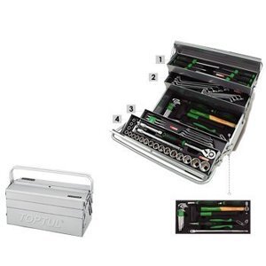 Tủ đựng dụng cụ xách tay 3 ngăn 65 chi tiết Toptul GCAZ0048