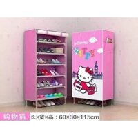 TỦ ĐỰNG GIÀY 3D HELLO KITTY