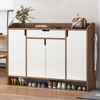 Tủ đựng giày gỗ nhiều ngăn DECOMAN tủ giầy dép thông minh, tủ đựng đồ sang trọng chất liệu gỗ MDF