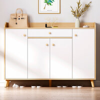 Tủ đựng giày gỗ nhiều ngăn DECOMAN tủ giầy dép thông minh, tủ đựng đồ tiện dụng chất liệu gỗ MDF cao cấp sang trọng_D69