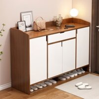 Tủ đựng giày gỗ nhiều ngăn HOMELINE tủ giầy dép đa năng thông minh, tủ đựng đồ tiện lợi chất liệu gỗ MDF cao cấp