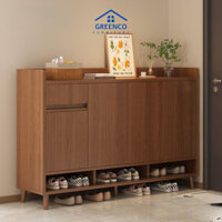 Tủ đựng giày gỗ nhiều ngăn Greenco tủ giầy dép thông minh, tủ đựng đồ chất liệu gỗ MDF - D70