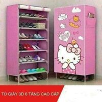 Tủ đựng giày Hello kitty