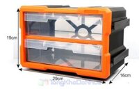 Tủ đựng linh kiện, lego 2 ngăn to treo tường