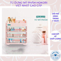 Tủ Đựng Mỹ Phẩm Cao Cấp Hokori Nhựa Việt Nhật Nhiều Tầng, Kệ Đựng Mỹ Phẩm, Đồ Trang Điểm Nhiều Ngăn