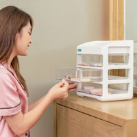 Tủ đựng mỹ phẩm để bàn, kệ mỹ phẩm đa năng Hokori 3636 Việt Nhật