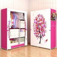 Tủ đựng quần áo Vải 3D 1,2 buồng Cao Cấp