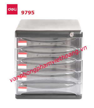 Tủ đựng tài liệu 5 ngăn Deli 9795