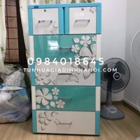 Tủ Duy Tân Tabi L Nhựa 5 Tầng Hoa Sứ