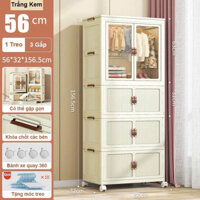 Tủ Gấp Gọn Đựng Đồ 2 Cánh 2-3-4 Tầng Hiện Đại Sang Trọng và Tiện Lợi Tải Trọng 100kg