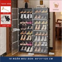 [TỦ GIÀY 16-18-20 NGĂN] Tủ nhựa đựng giày lắp ghép - Kệ để giày đa năng