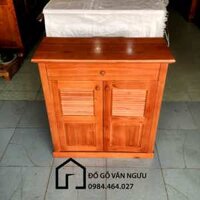 Tủ Giày 2 Cánh Gỗ Xoan TG05