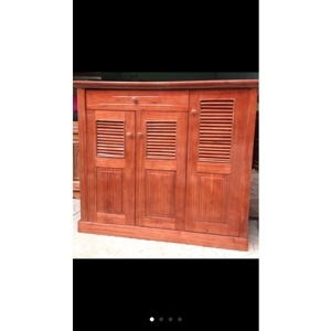 Tủ giày 3 cánh gỗ xoan ta