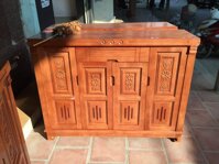 Tủ giày 4 cánh gỗ Sồi giá rẻ TUG 09