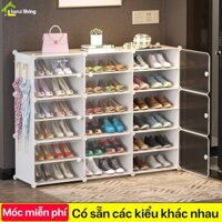 Tủ giày AIGE gấp gọn, hộp tủ để giày đa năng tiện lợi, hộp tủ chất liệu PVC bền, tủ giày hộp xếp gọn