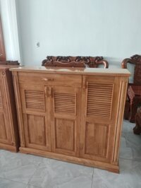 Tủ giầy dép gỗ cao su 1.2m