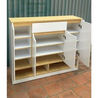 Tủ Giày Dép Gỗ MDF Việt Nam Xuất Khẩu Cao Cấp, Tủ Giầy Dép Phối Màu Nhiều Ngăn To Cao Rộng Rãi Đủ Dùng Cho Đại Gia Đình