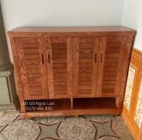 TỦ GIÀY DÉP GỖ SỒI NGA 4 CÁNH HIỆN ĐẠI TG 23-4