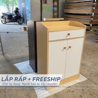 Tủ Giày Gỗ 2 Cánh Có Ngăn Kéo TGIAY-02 ZataFu