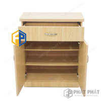 Tủ Giày Gỗ Công Nghiệp 2 Cánh, tủ giày Phát Phát giá rẻ - TGN02