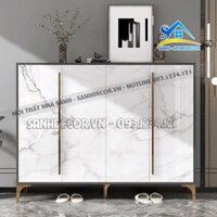 Tủ Giầy Gỗ Giả Đá Vân Mây Cao Cấp - Stg80