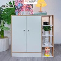 Tủ Giày Gỗ Kệ Giày Dép Có Ngăn Tủ Chất Liệu MDF Cao Cấp Chất Liệu MDF Chống Nước TG02