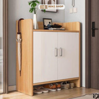 Tủ Giày Gỗ Kệ Giày Dép Tủ Đựng Đồ Đa Năng CTB 2 Cánh 4 Tầng Phong Cách Hiện Đại Chất Liệu Gỗ MDF Cao Cấp