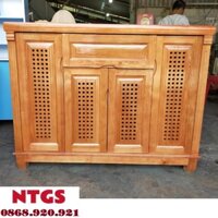 Tủ Giày Gỗ Sồi 4 Cánh Cao Cấp Giá Xưởng
