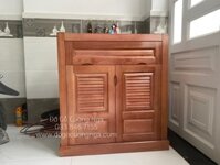 Tủ Giày Gỗ Xoan Đào 2 Cánh Giá Rẻ TD 012
