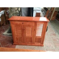 Tủ giày gỗ xoan ta đủ loại 2 cánh , 3 cánh , 4 cánh ( có sẵn)