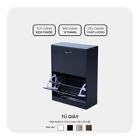 Tủ Giày Gỗ Công Nghiệp Kích Thước Sản Phẩm 63 x 25 x 80 cm Chất Liệu MDF Phủ Melamine Bền Đẹp