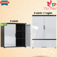 TỦ GIÀY NHỰA 2 CÁNH 1 NGĂN SUNHOUSE KS-CA950S1 hoặc 2 cánh KS-CA726S