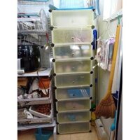 Tủ giày nhựa ghép đa năng 9 ngăn ( dạng đứng)