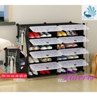 tủ giày nhựa lắp ghép 8 ô