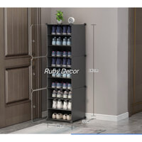 Tủ giày nhựa lắp ghép 9ngăn để được 18 đôi giày dép