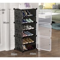 Tủ giày nhựa lắp ghép đa năng 4-8 ngăn nhỏ ( Bán lỗ thanh lý )