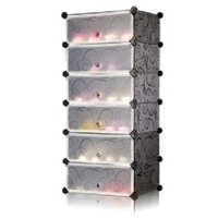 TỦ GIÀY NHỰA LẮP GHÉP ĐA NĂNG ĐỰNG GIÀY DÉP 6 NGĂN