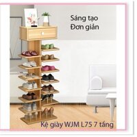 TỦ GIÀY 💎SALE💎 BẰNG GỖ KỆ ĐỂ GIÀY DÉP 7 TẦNG THÔNG MINH DỄ DÀNG LẮP GHÉP NHẬP KHẨU CAO CẤP SIÊU ĐẸP SIÊU BỀN