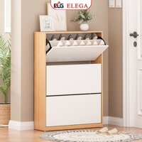 Tủ giày thông minh bản lề cánh lật tiết kiệm diện tích gỗ MDF bền bỉ thương hiệu ELEGA - GP20