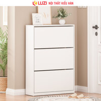 Tủ giày thông minh cánh lật tiết kiệm không gian 3 cánh màu trắng IGA - GP20
