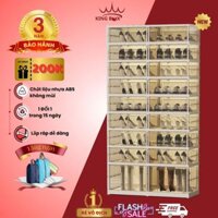 Tủ giày thông minh gấp gọn KING BOX 9104T-8-1G 36 đôi BẢO HÀNH 3 NĂM chất liệu nhựa PP ,tủ giày đa năng tiện lợi