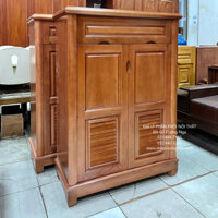 Tủ Giày Gỗ Xoan Đào 2 Cánh Cao 1m2 Bền Rẻ Đẹp
