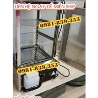 Tủ giữ nóng bánh bao, bánh giò đa năng dùng điện gia đình
