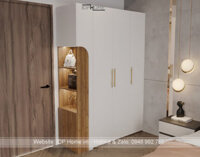 Tủ gỗ công nghiệp 3 cánh TA6824