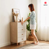 Tủ gỗ đa năng tủ để giày tủ đựng đồ thông minh trang trí nhà cửa phong cách hiện đại MDF chống nước - LM08