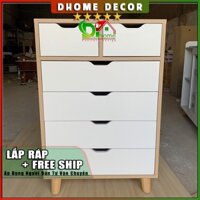 Tủ gỗ mini đựng đồ nhiều ngăn kéo hiện đại TĐN564