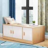 Tủ gỗ thấp tủ kê dọc tường cửa sổ nhiều ngăn gỗ MDF nhập khẩu chống ẩm nhỏ gọn tiện lợi
